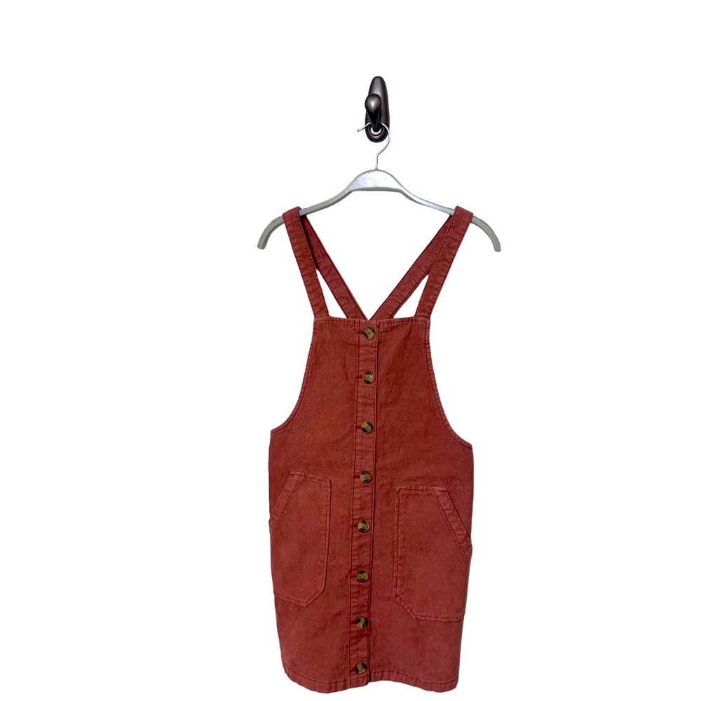 American Eagle Mauve Corduroy Mauve Jumper Dress